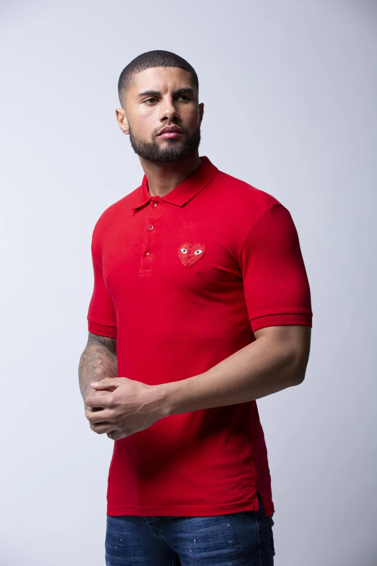 Polo modèle red heart
