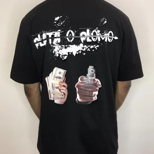 T-shirt oversize Plata o plomo