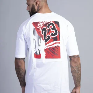 T-shirt oversize blanc jordan 23