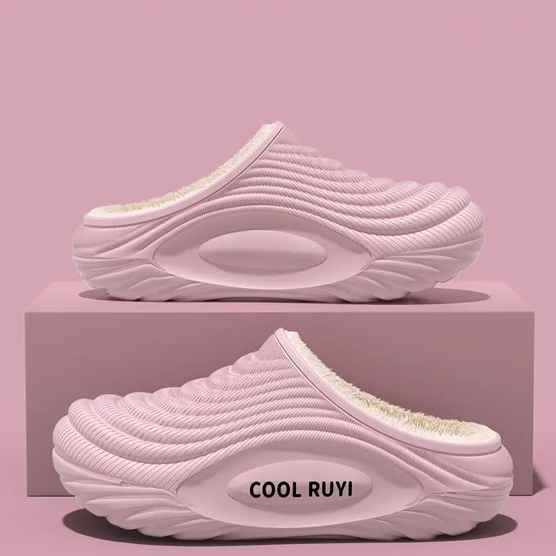 Chaussons femme plateforme fourrés – Image 6