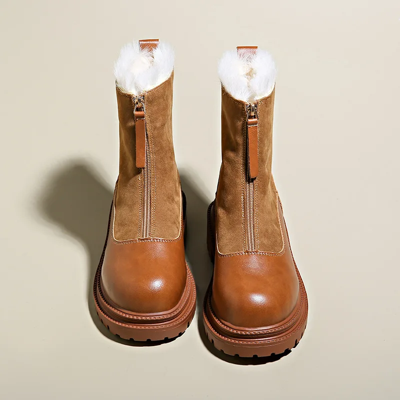 Chaussons femme chauds avec fermeture éclair pratique – Image 8