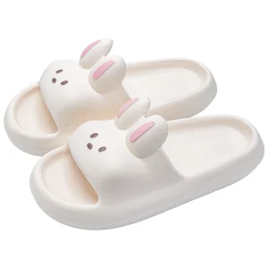Chaussons Lapin de bain – Doux et antidérapants