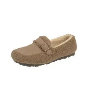 Chaussons femme chauds animaux peluche