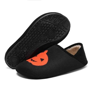 Chaussons Hiver Halloween Homme – Confort Chaud et Ambiance Mystique