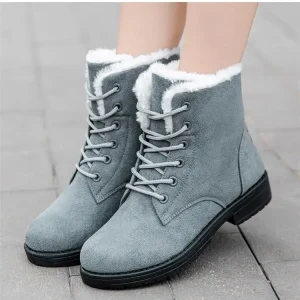 Bottines Fourrées Suédine – Chaleur & Élégance d’Hiver