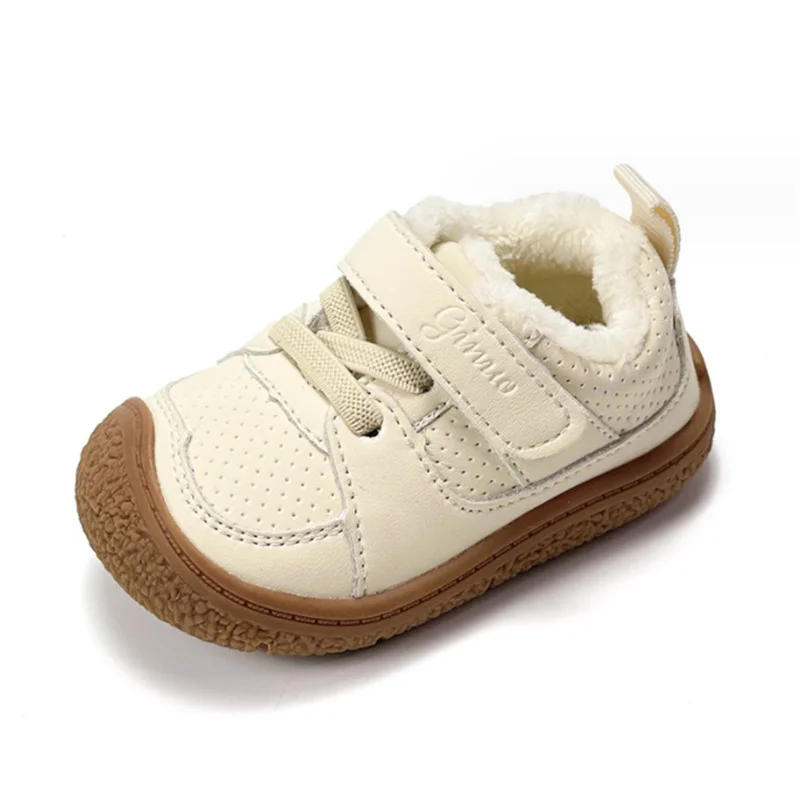 Chaussons bébé cuir chaud cocooning Tailles 17-30 – Image 2