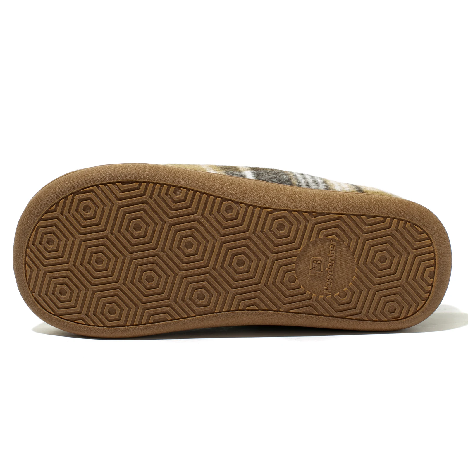 Charentaises homme chaudes traditionnelles Gris et rouge – Image 2