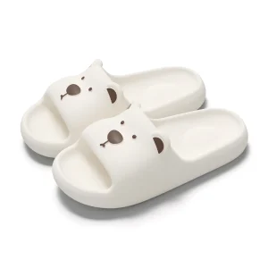 Chaussons de bain forme Lapin Été – Doux et confortables