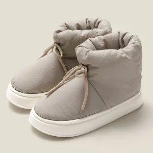 Bottines chaussons femme thermique grand froid