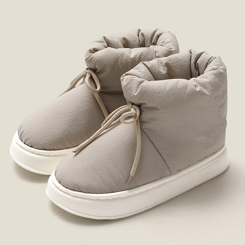 Bottines chaussons femme thermique grand froid