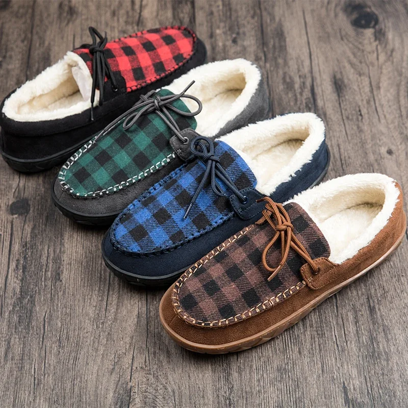 Chaussons cuir homme luxe doublés mouton chaud – Image 6