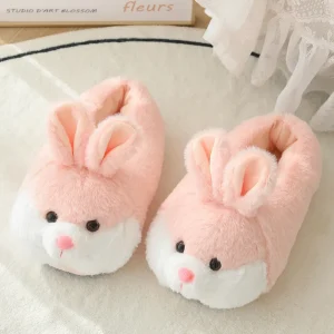 Chaussons Lapin  roses Cocooning – Confort Féerique