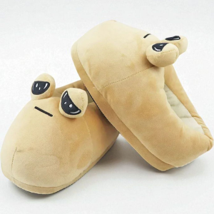Chaussons peluche Blob