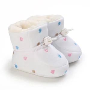 Chaussons bébé en laine douce cocooning