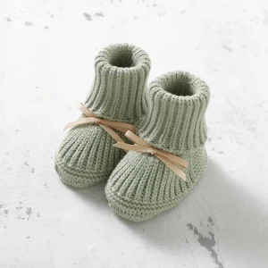 Chaussons bébé en laine naissance 0-6 mois