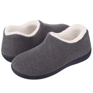 Chaussons très chauds homme cocooning Gris