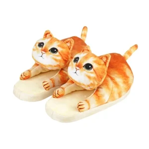 Chausson chat kawaii cocooning