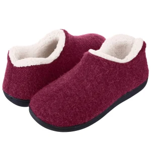 Chaussons chauds femme intérieur doux cocooning