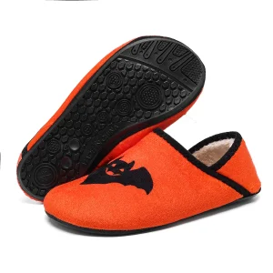 Chaussons Halloween Homme – motif chauve-souris