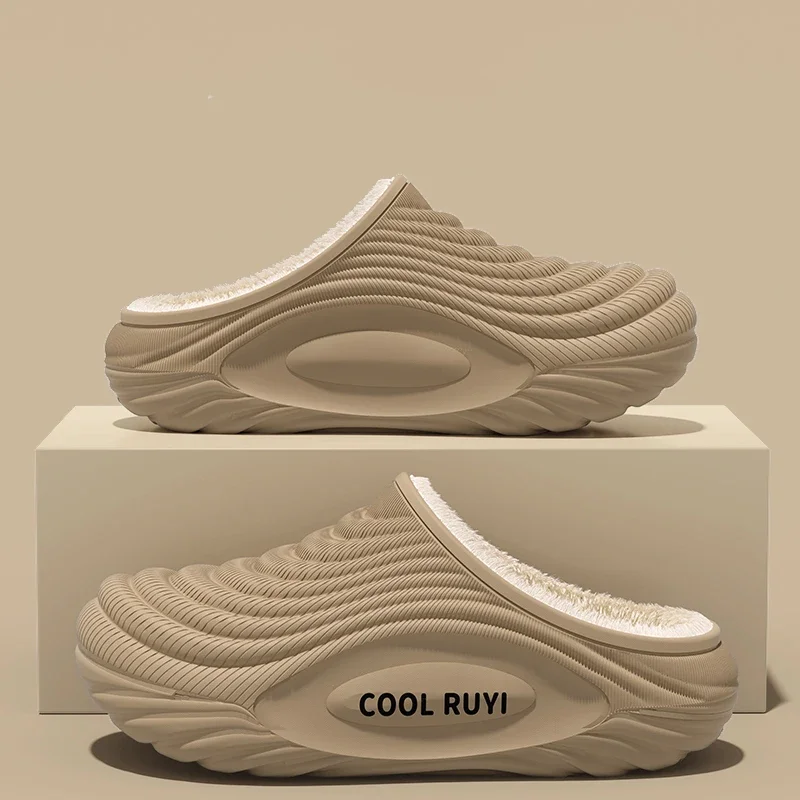 Chaussons femme plateforme fourrés – Image 3