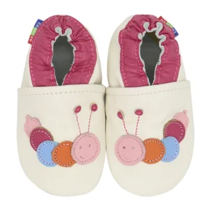 Chaussons bébé cuir limace mignonne 0-8 ans