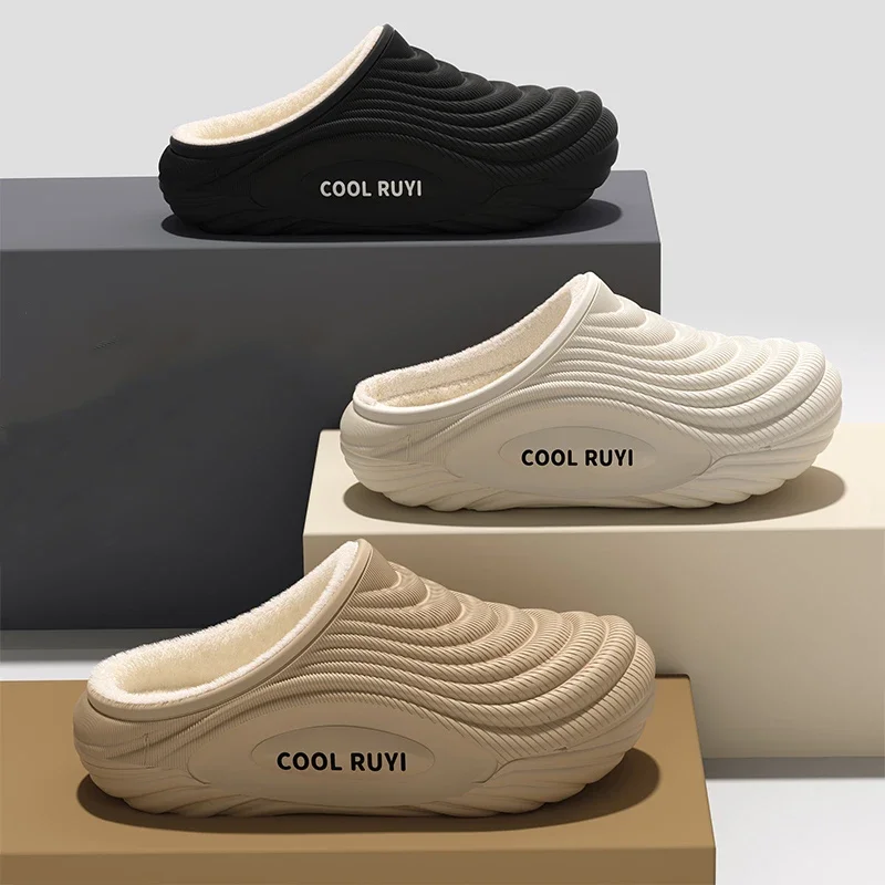 Chaussons femme hiver – noirs fourrés – Image 2