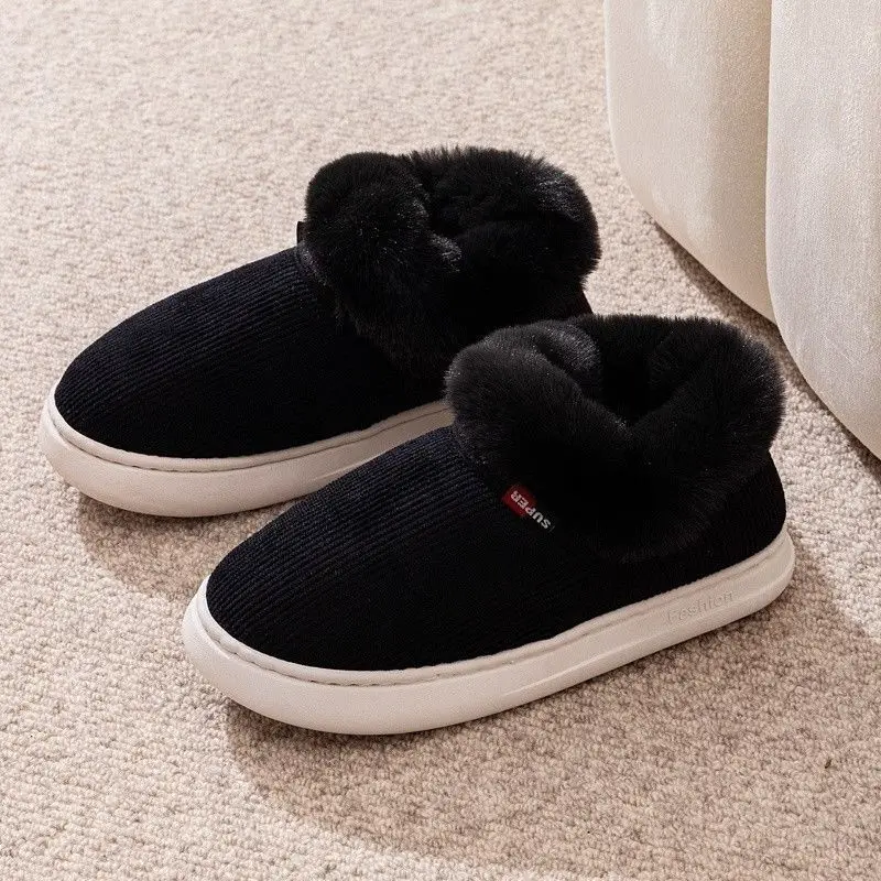 Chaussons femme chauds élégants cocooning chic Violet – Image 7