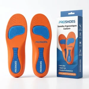 Semelles Gel - Anti-Choc & Anti-Fatigue