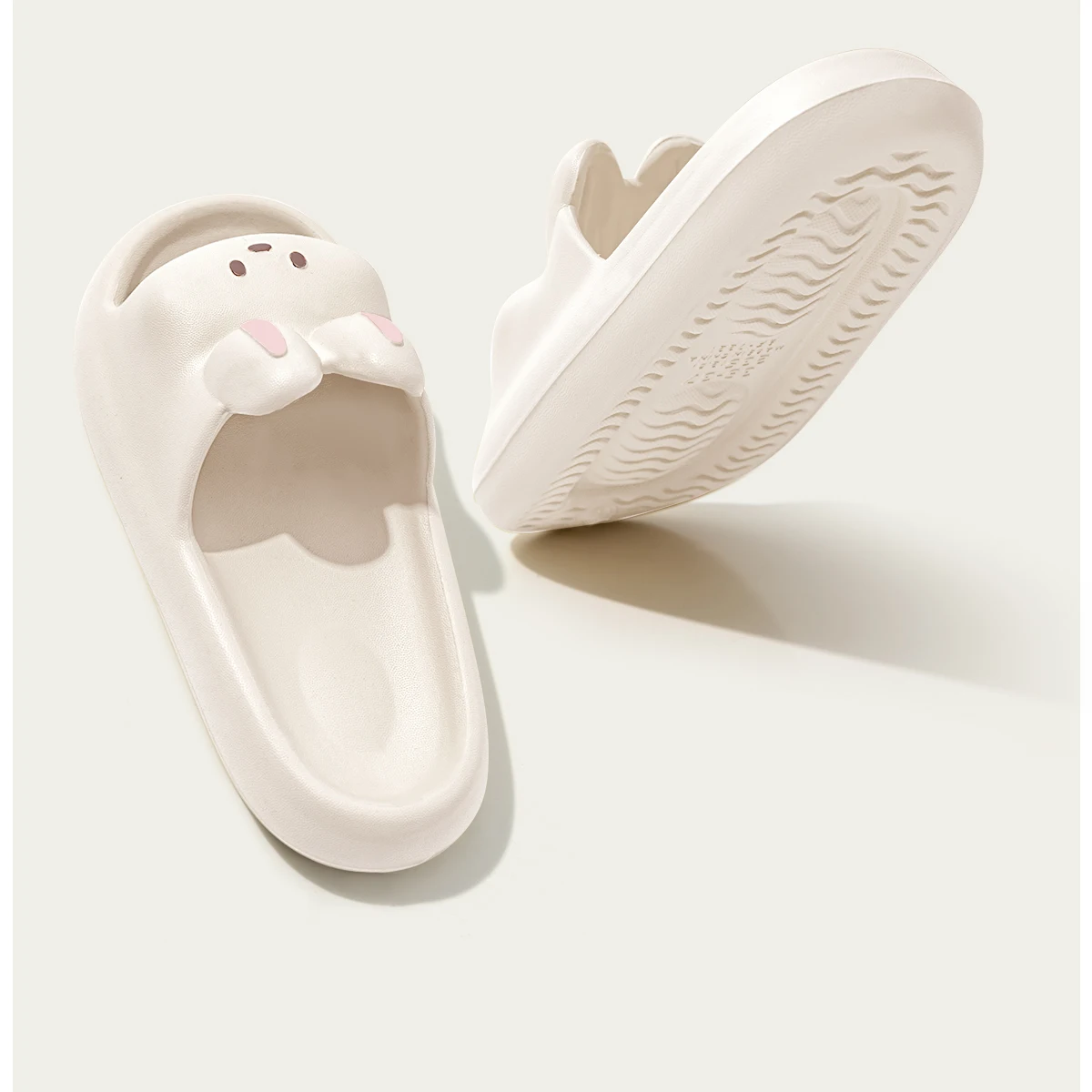 Chaussons de bain forme Lapin Été – Doux et confortables – Image 2
