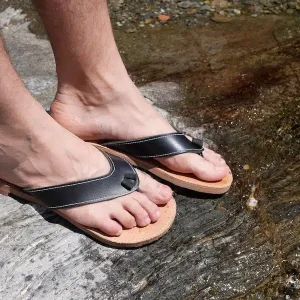 TONG MIALET EN CUIR HOMME – ARTISAN – MADE IN FRANCE