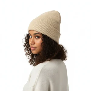 Bonnet avec doublure en maille satinée pour cheveux soyeux et anti-frisottis