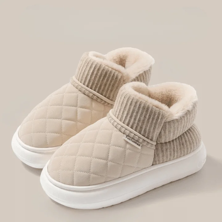 Chausson Bottine Fourrée Femme – Image 4