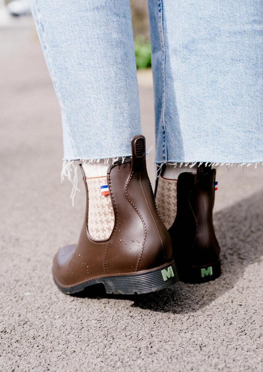 Bottes Chelsea noires imperméables – Image 9