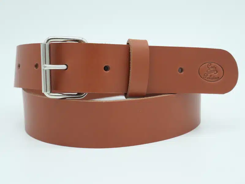 CEINTURE CLASSIQUE FEMME 4 CM EN CUIR PLEINE FLEUR – ARTISAN – Image 7