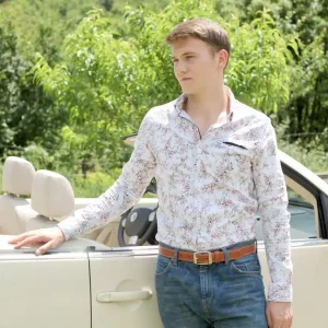 CEINTURE CLASSIQUE HOMME 3 CM EN CUIR PLEINE FLEUR – ARTISAN