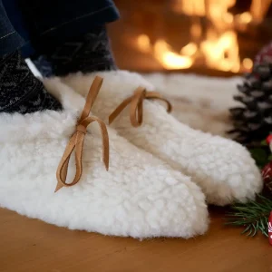 CHAUSSONS EN LAINE DE MOUTON ET AGNEAU HOMME – ARTISAN