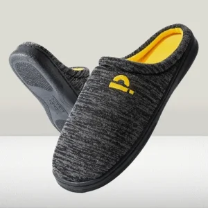 Chausson Homme Grande Taille Gris