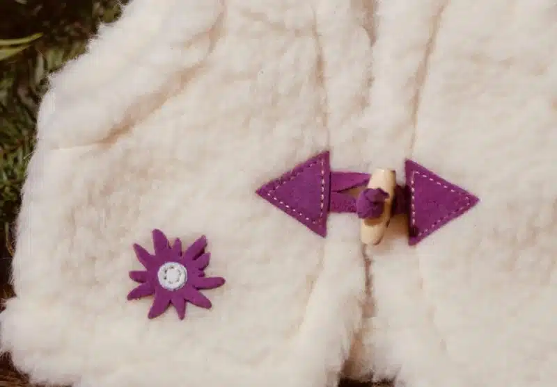 GILET BÉBÉ D’AMOUR MIXTE SANS MANCHES EN LAINE DE MOUTON – ARTISAN – Image 8