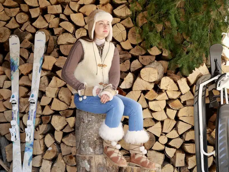 GILET ADULTE MIXTE SANS MANCHES 100 % LAINE DE MOUTON – ARTISAN