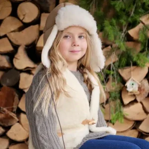 GILET ENFANT SANS MANCHES EN 100 % LAINE DE MOUTON – ARTISAN