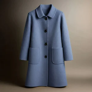 Manteau long en laine élégant