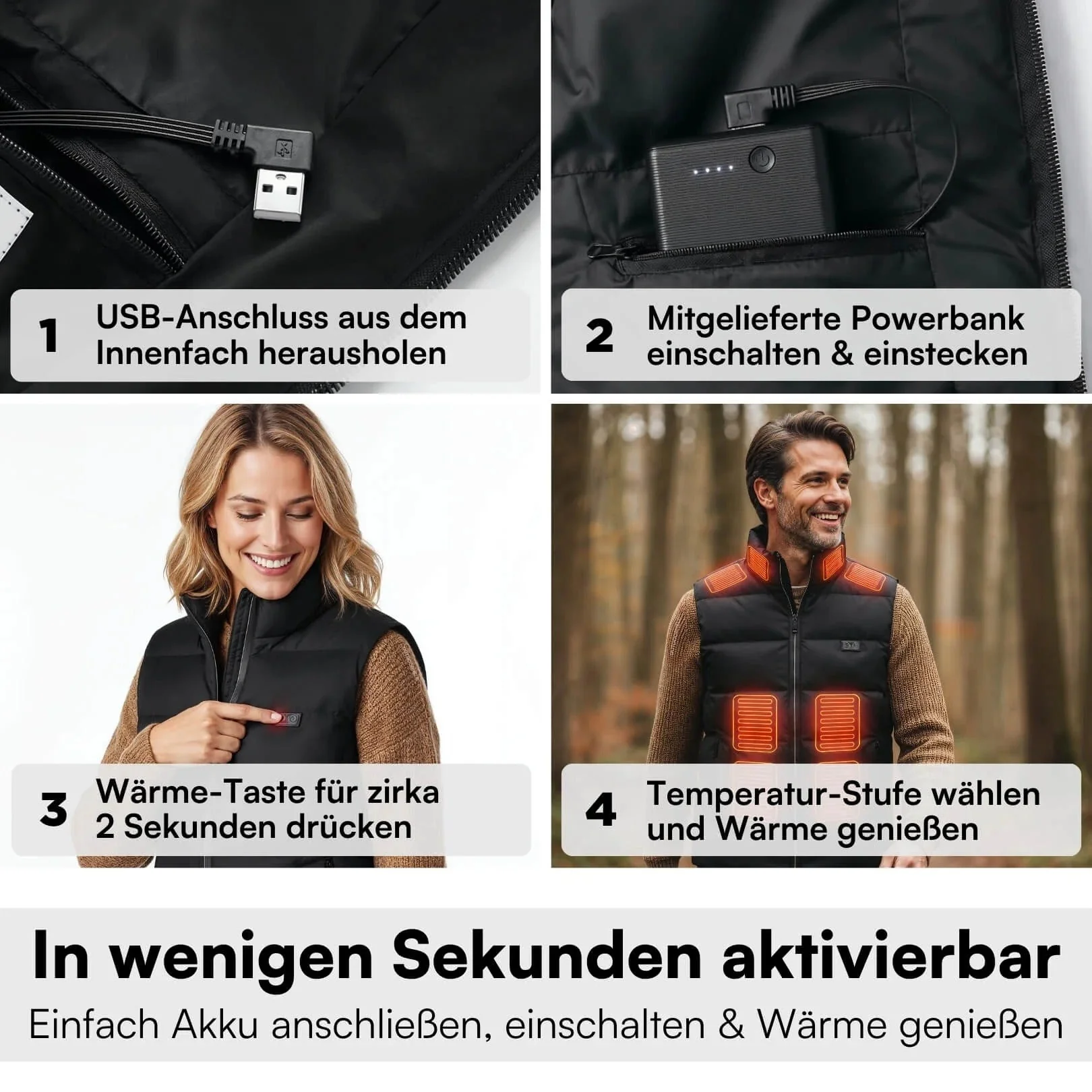 Gilet chauffant SmartHeat – Image 4