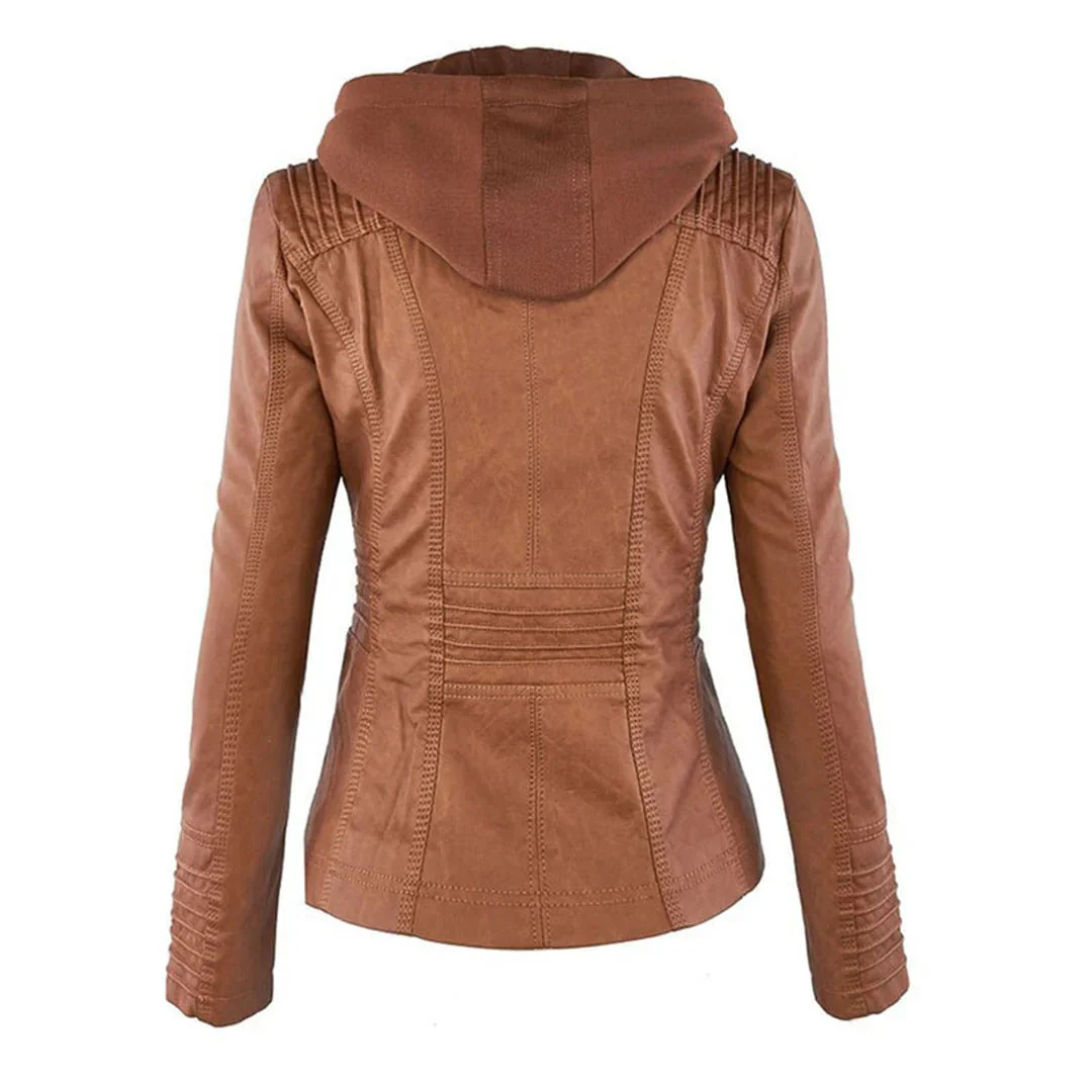 Veste en cuir robuste et élégante – Image 4