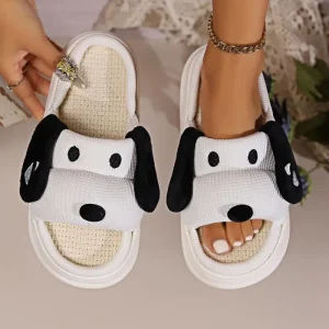 Claquettes Animaux Chien Lin