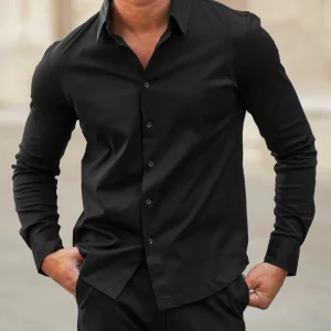 Chemise infroissable, respirante et très élastique