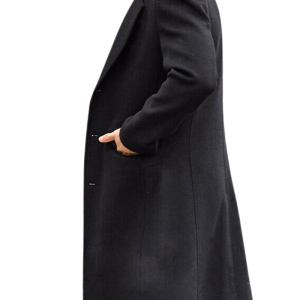 Manteau mi-long homme cintré élégant