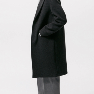 Manteau gris foncé homme Charme essentiel