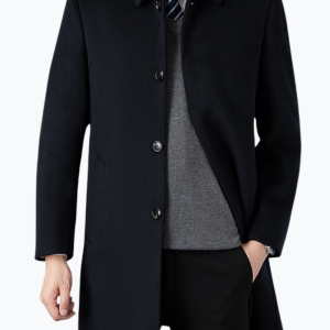 Manteau mi-long homme vintage stylé