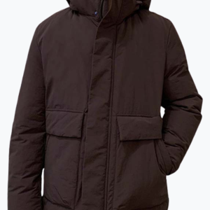 Parka homme brun urbain chic