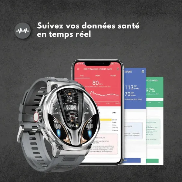 Montre résistante homme – Ultra robuste et connectée – Image 2